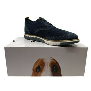 Hush Puppies Men's Expert Knit Oxfords Shoes  Charcoal‎ Lace Up Wingtip 8 M New